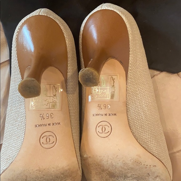 Chanel fabulous pump, tweed, mint condition, 36.5 - Picture 10 of 11